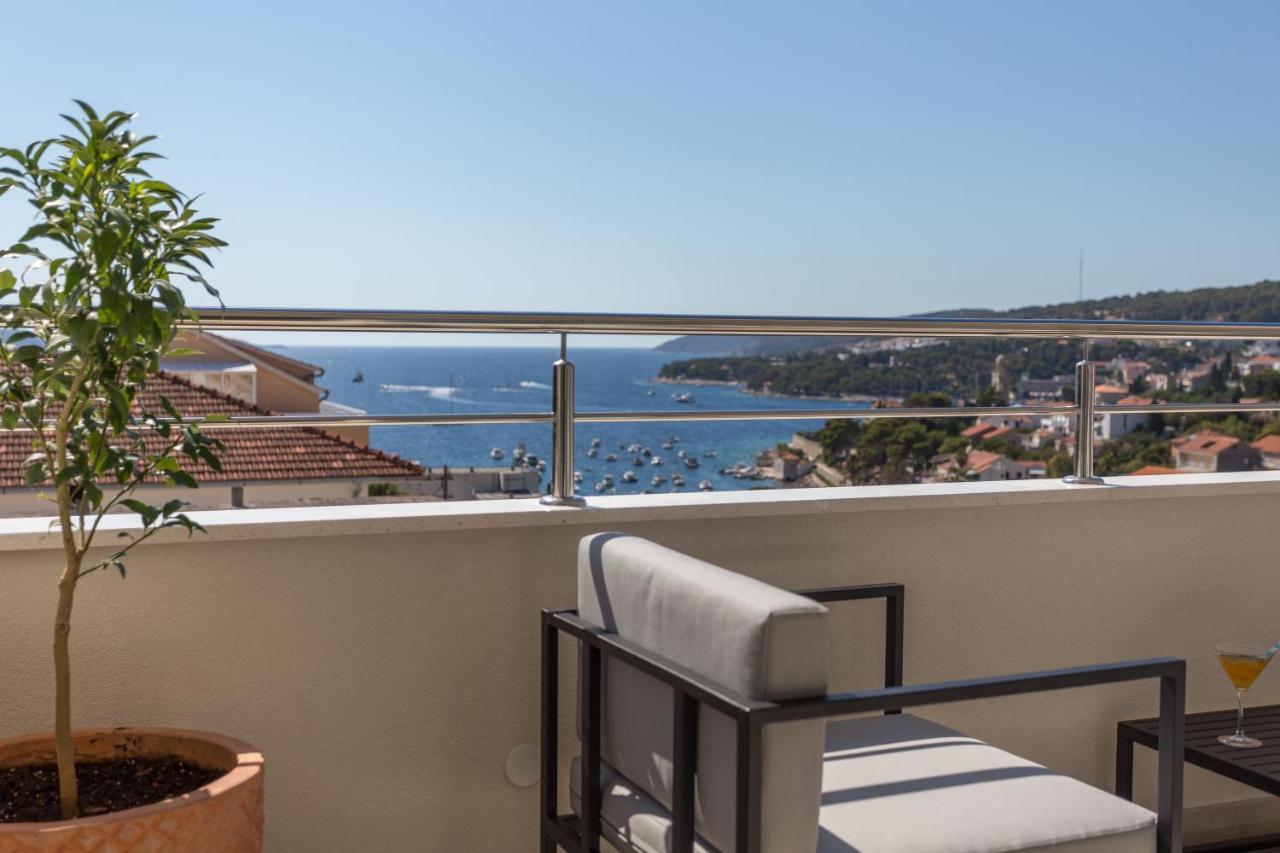 Golden View Penthouse Leilighet Hvar Town Eksteriør bilde
